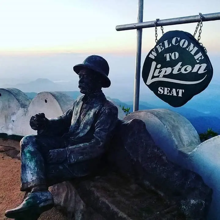 Misty Panoramic View from Lipton's Seat in Haputale