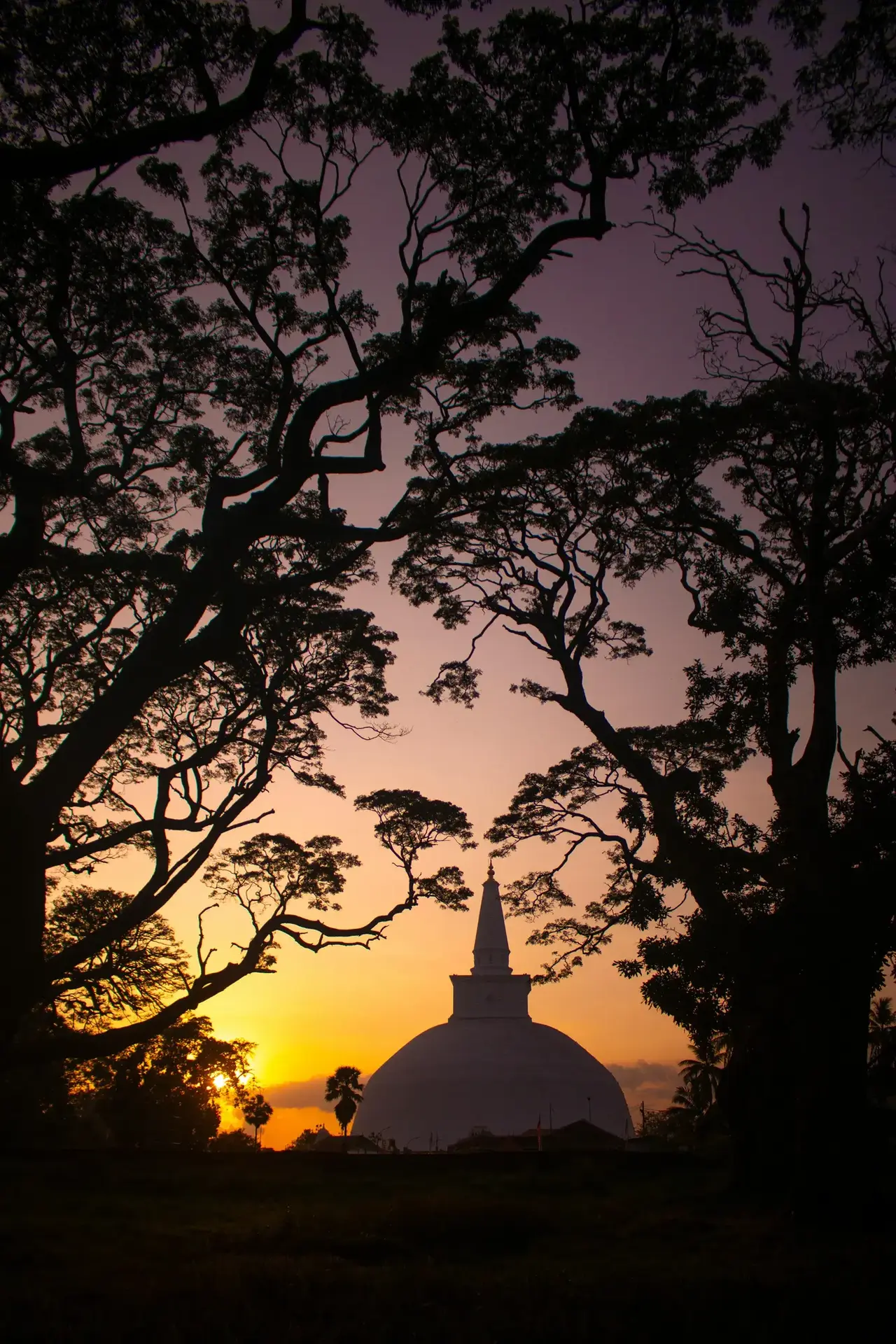 The Sacred Ruwanwelisaya Stupa in Ancient Anuradhapura